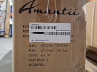 Elektrische sfeerhaard amantii, bi-60-xtraslim, zwart, 2017 - afbeelding 2 van  2