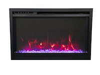 Elektrische sfeerhaard, amantii, trd-30 -xtraslim, zwart, 2017 - afbeelding 8 van  10