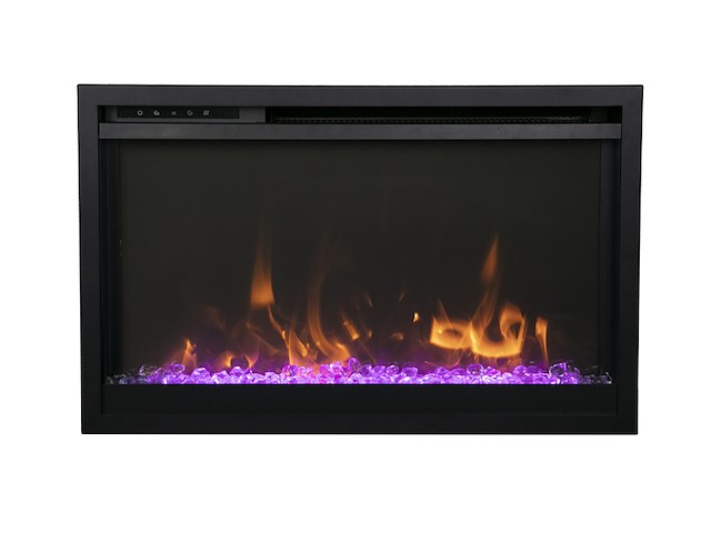 Elektrische sfeerhaard, amantii, trd-30 -xtraslim, zwart, 2017 - afbeelding 7 van  10