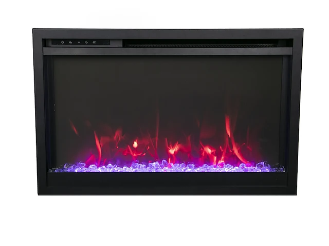 Elektrische sfeerhaard, amantii, trd-30 -xtraslim, zwart, 2017 - afbeelding 8 van  10