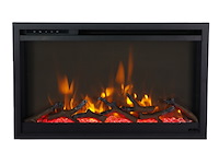 Elektrische sfeerhaard, remii, 26" extra slim, zwart, 2018 - afbeelding 1 van  8