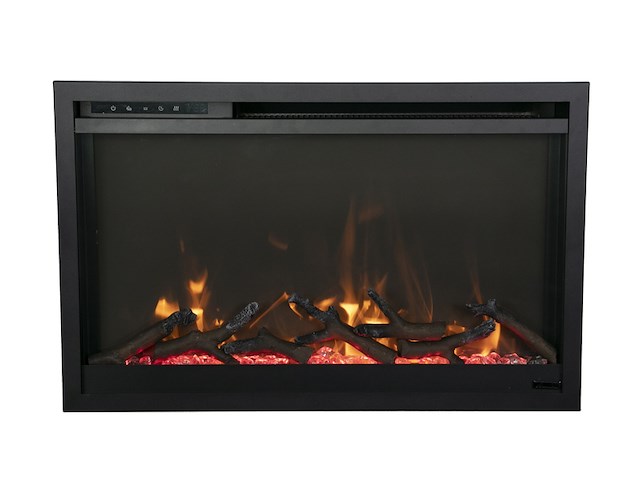 Elektrische sfeerhaard, remii, 26" extra slim, zwart, 2018 - afbeelding 2 van  8