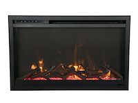 Elektrische sfeerhaard, remii, 26" extra slim, zwart, 2018 - afbeelding 2 van  8