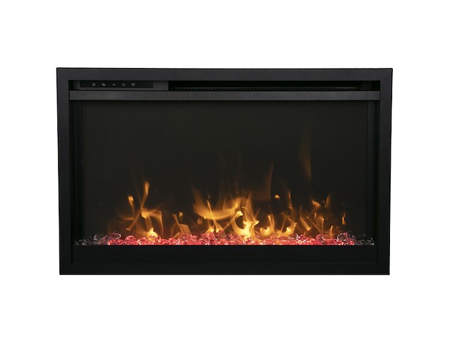 Elektrische sfeerhaard, remii, 26" extra slim, zwart, 2018 - afbeelding 3 van  8