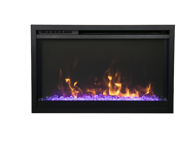 Elektrische sfeerhaard, remii, 26" extra slim, zwart, 2018 - afbeelding 4 van  8