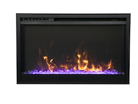 Elektrische sfeerhaard, remii, 26" extra slim, zwart, 2018 - afbeelding 4 van  8