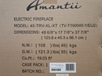 Elektrische sfeerhaard, remii, 40-trv-xt-xl, zwart, 2017 - afbeelding 1 van  1