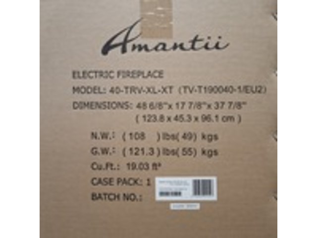Elektrische sfeerhaard, remii, 40-trv-xt-xl, zwart, 2017 - afbeelding 2 van  2