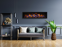 Elektrische sfeerhaard, remii, bi-60-deep-xt, zwart, 2017 - afbeelding 2 van  5