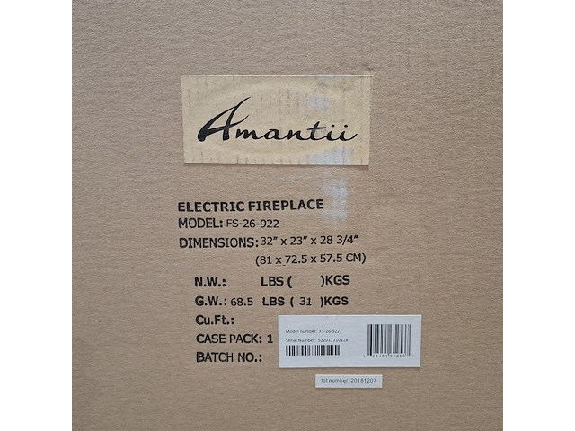 Elektrische sfeerhaard, remii, fs-26-2922, zwart, 2017 - afbeelding 3 van  3