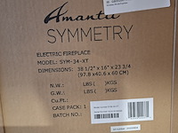 Elektrische sfeerhaard remii, sym-34-xt, zwart, 2017 - afbeelding 2 van  2