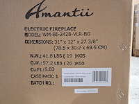 Elektrische sfeerhaard remii, wm-bi-2428-vlr-bg, zwart, 2017 - afbeelding 3 van  3