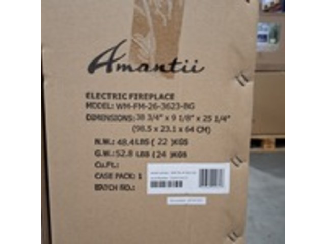 Elektrische sfeerhaard, remii, wm-fm-26-3623-bg, zwart, 2017 - afbeelding 2 van  2