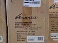 Elektrische sfeerhaard, remii, wm-fm-34-4423-bg, zwart, 2017 - afbeelding 2 van  2