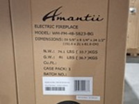 Elektrische sfeerhaard, remii, wm-fm-48-5823-bg, zwart, 2017 - afbeelding 2 van  2