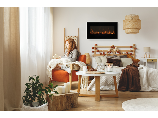 Elektrische sfeerhaard, remii, wm-fm-60-7023-bg, zwart, 2018 - afbeelding 3 van  7