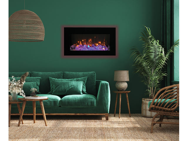 Elektrische sfeerhaard, remii, wm-fm-60-7023-bg, zwart, 2018 - afbeelding 4 van  7