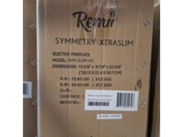 Elektrische sfeerhaard, remii, wm-slim-65, zwart, 2017 - afbeelding 2 van  2