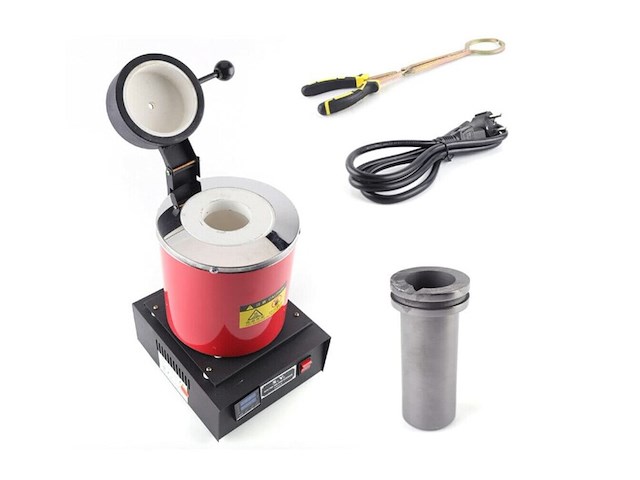 Elektrische smelt oven tot 1100 geschikt voor edelmetaal o.a. goud en zilver, s y italy - afbeelding 1 van  10