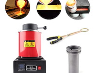 Elektrische smelt oven tot 1100 geschikt voor edelmetaal o.a. goud en zilver, s y italy - afbeelding 3 van  10