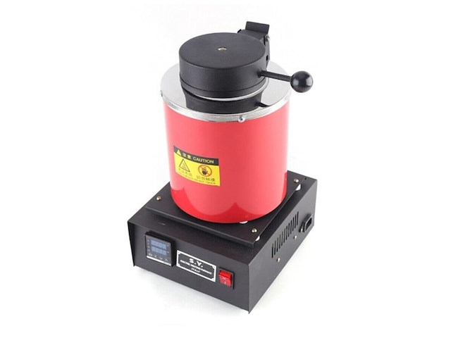 Elektrische smelt oven tot 1100 geschikt voor edelmetaal o.a. goud en zilver, s y italy - afbeelding 4 van  10