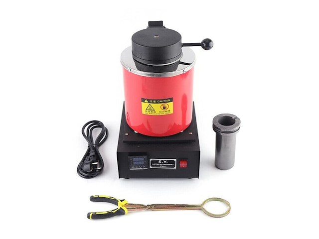 Elektrische smelt oven tot 1100 geschikt voor edelmetaal o.a. goud en zilver, s y italy - afbeelding 7 van  10