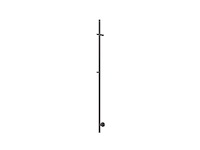 Elektrische staafhanddoekradiator wb, callista, gunmetal - afbeelding 1 van  5