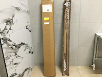 Elektrische staafhandoekradiator 150 cm wb, callista 41.3502, gunmetal - afbeelding 2 van  3