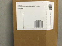 Elektrische staafhandoekradiator 150 cm wb, callista 41.3502, gunmetal - afbeelding 3 van  3