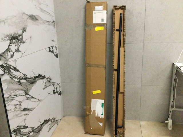 Elektrische staafhandoekradiator 150 cm wb, callista 41.3502, mat zwart - afbeelding 2 van  3