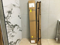 Elektrische staafhandoekradiator 150 cm wb, callista 41.3502, mat zwart - afbeelding 2 van  3