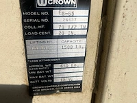 Elektrische stapelaar, crown, eb-65 - afbeelding 2 van  2