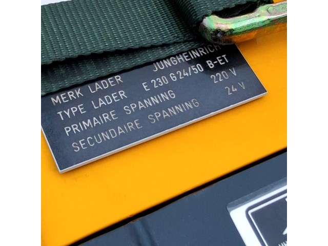 Elektrische stapelaar, jungheinrich, ejc 14, 2002 - afbeelding 2 van  14