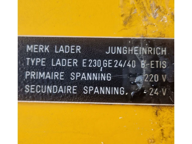 Elektrische stapelaar, jungheinrich, ejc 14, 2004 - afbeelding 5 van  22