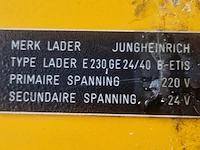 Elektrische stapelaar, jungheinrich, ejc 14, 2004 - afbeelding 5 van  22