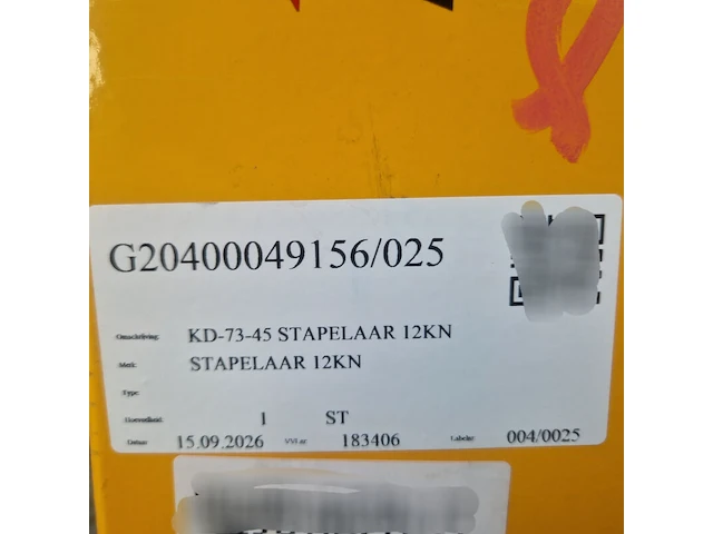 Elektrische stapelaar, jungheinrich, ejc 14, 2004 - afbeelding 15 van  22
