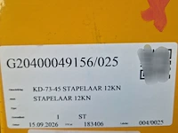 Elektrische stapelaar, jungheinrich, ejc 14, 2004 - afbeelding 15 van  22