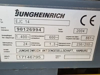 Elektrische stapelaar, jungheinrich, ejc 14, 2004 - afbeelding 20 van  22