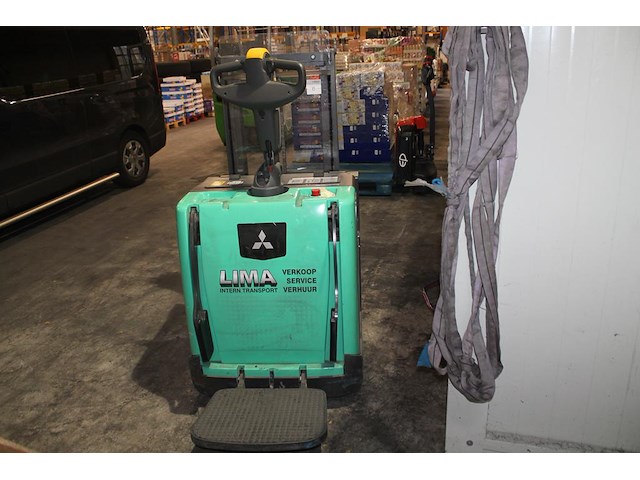 Elektrische stapelaar mitsubishi pbv 20pd premia. afgelezen urenstand 215 uur. bouwjaar 2022. gewicht 1150 ... - afbeelding 1 van  6