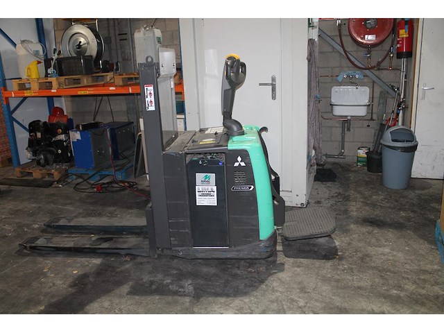 Elektrische stapelaar mitsubishi pbv 20pd premia. afgelezen urenstand 215 uur. bouwjaar 2022. gewicht 1150 ... - afbeelding 3 van  6