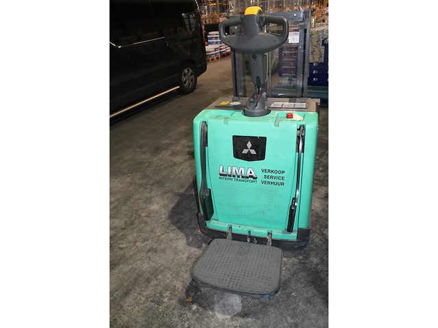 Elektrische stapelaar mitsubishi pbv 20pd premia. afgelezen urenstand 215 uur. bouwjaar 2022 - afbeelding 2 van  6