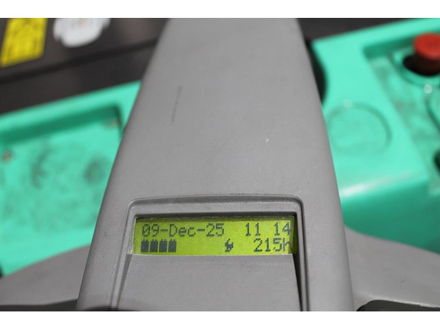 Elektrische stapelaar mitsubishi pbv 20pd premia. afgelezen urenstand 215 uur. bouwjaar 2022 - afbeelding 6 van  6