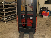 Elektrische stapelaar pelzer l12 i. bouwjaar 2019. hefhoogte 260 cm. afgelezen draaiuren 811 uur. let op: a... - afbeelding 2 van  6