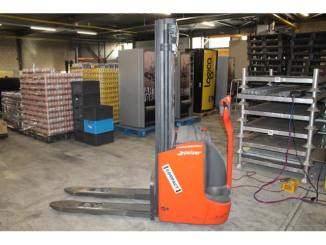 Elektrische stapelaar pelzer l12 i. bouwjaar 2019. hefhoogte 260 cm. afgelezen draaiuren 811 uur. let op: a... - afbeelding 3 van  6