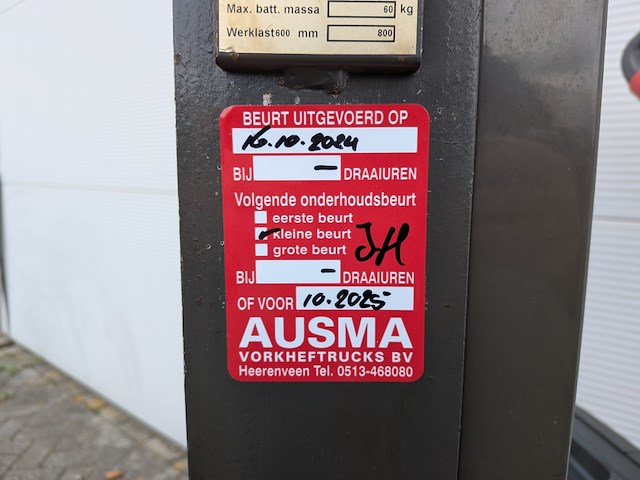 Elektrische stapelaar, ptb, xb/800, 2008 - afbeelding 7 van  11