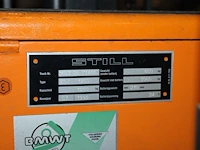 Elektrische stapelaar still egv1250. maximaal 125 kg. bouwjaar 1992. maximale hefhoogte 425 cm. afhalen in ... - afbeelding 5 van  5