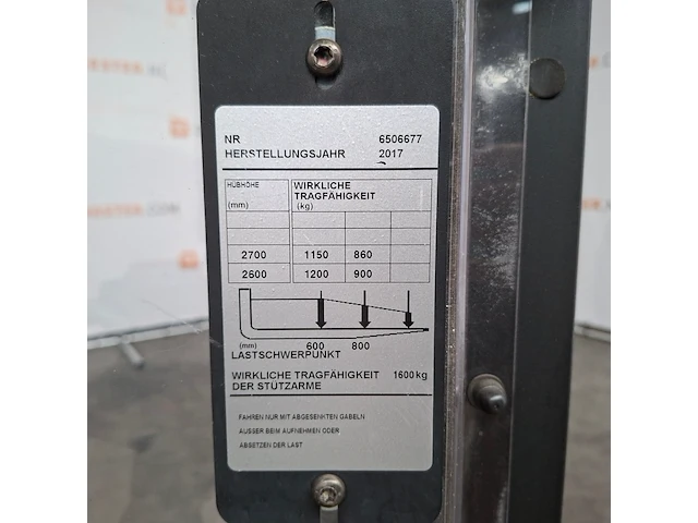 Elektrische stapelaar, toyota, swe120l - dxt 2700 - bt staxio - afbeelding 13 van  21