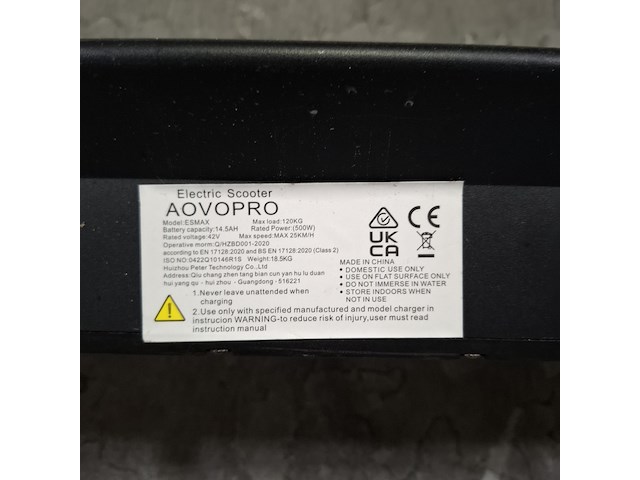 Elektrische step, aovopro - afbeelding 4 van  12