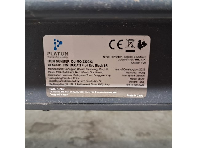 Elektrische step, ducati - afbeelding 8 van  11
