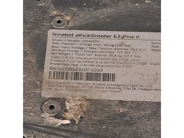 Elektrische step, ninebot, e2 plus - afbeelding 7 van  16